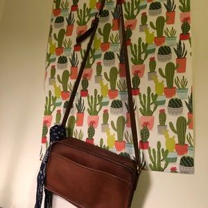 Soft brown vintage coach bag